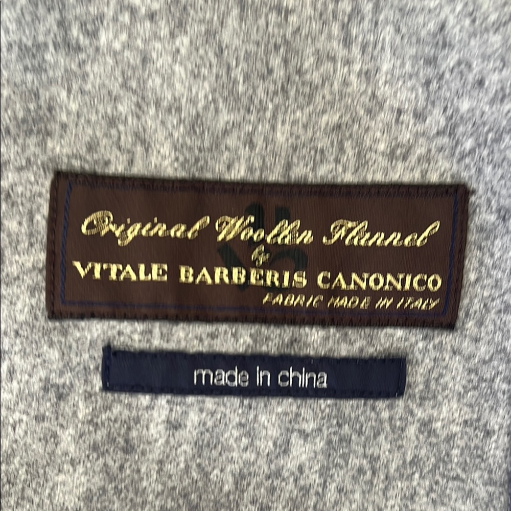 Premium Gray Wool Double-Breasted Bodywarmer By S… - image 3